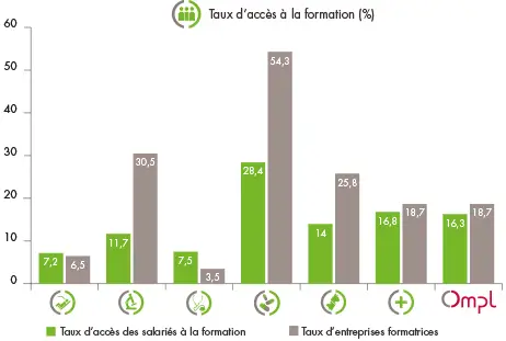 Taux d'accès à la formation